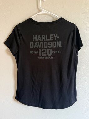 Harley Davidson Monochrome 120 Year Anniversary Tee Size Medium